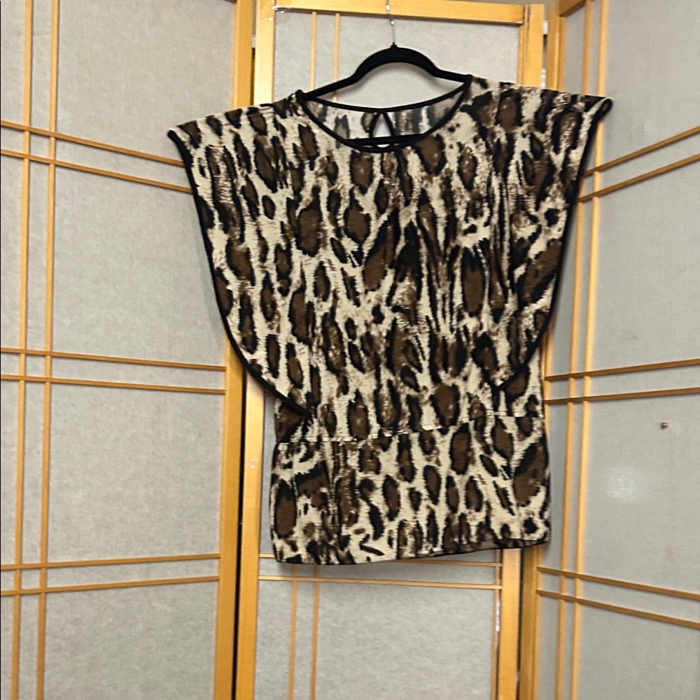 Wild Patterned Women's Blouse